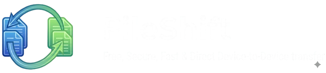 FileShift — Free, Secure, Fast & Direct Device-to-Device transfer